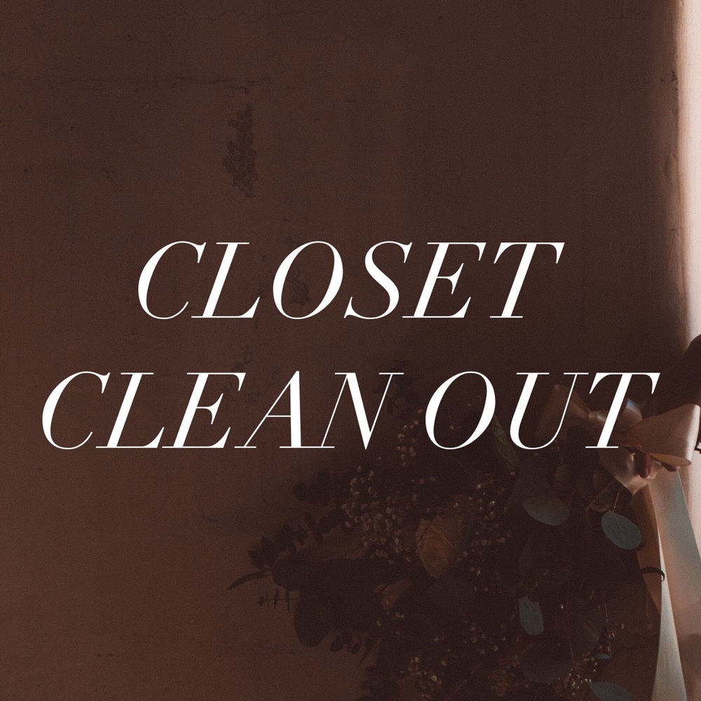 ✨ CLOSET CLEAN OUT SALE ✨